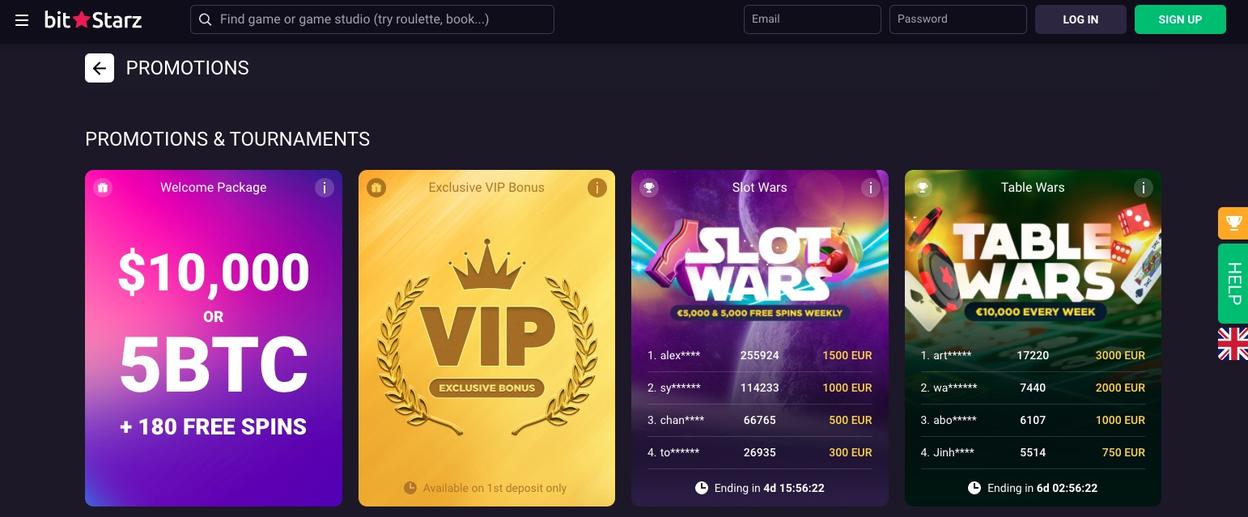 BitStarz Casino Welcome Bonus