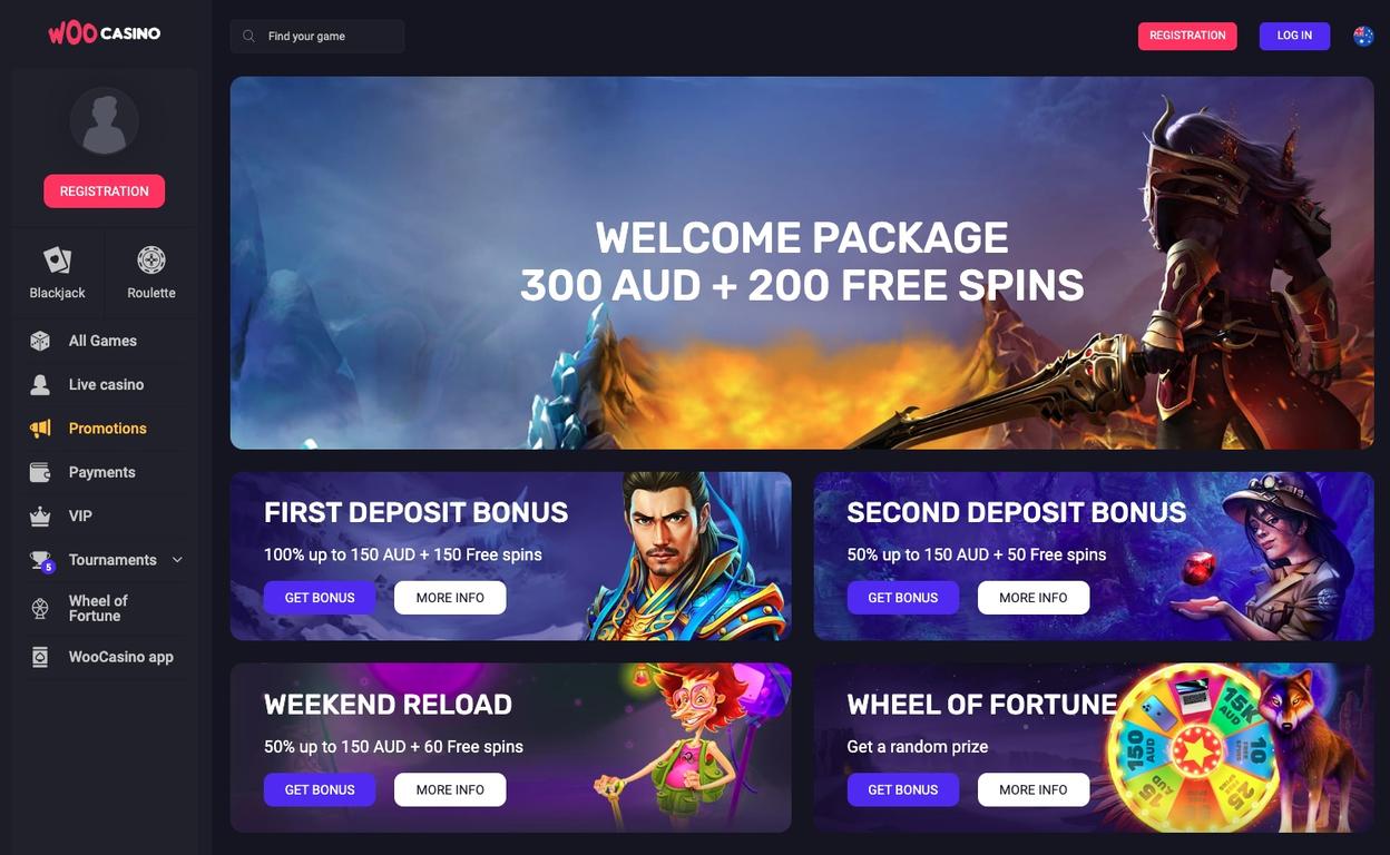 Woo Casino Bonus